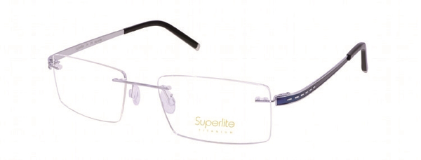 Specs by Post. T74 Mens Rimless Glasses Titanium SUPERLITE